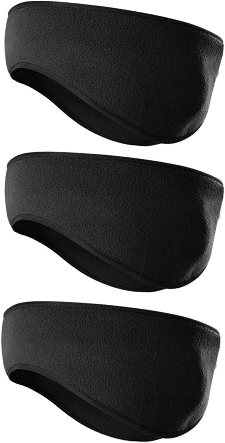 JOEYOUNG Fleece Ear Warmers for Men Women Kids - Winter Headband Ear Muffs Ear Covers for Cold Weather Running Cycling Ski - Image 1